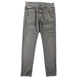 Mens Zara Man Basic Collection Pewter Chino Pant  Size 31